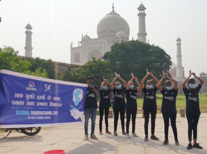 Handwashing Day Sulabh 2020 Agra Handwashing Day Sulabh 2020 Agra